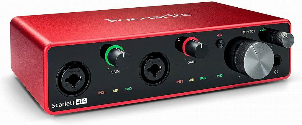 Focusrite Scarlett 4i4 3RD GEN フォーカスライト スカーレット