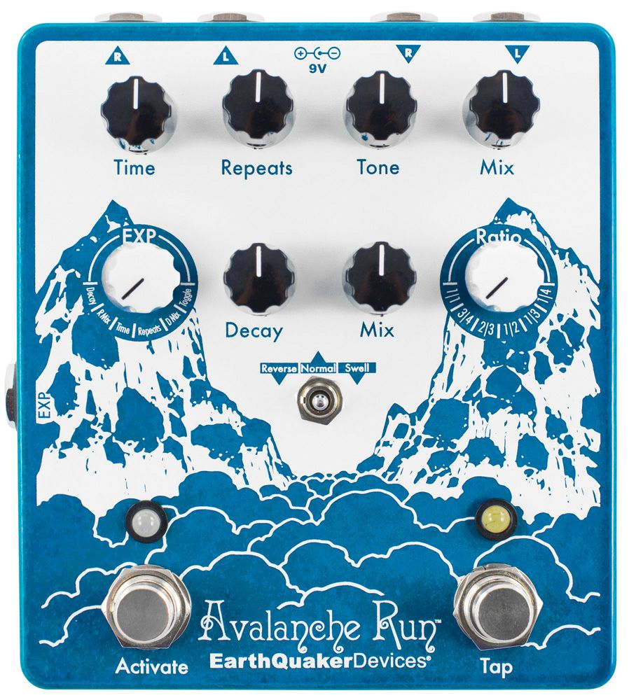 EarthQuakerDevicesAVALANCHERUNアースクエイカーデバイスステレオリバーブ&ディレイ【店頭受取対応商品】