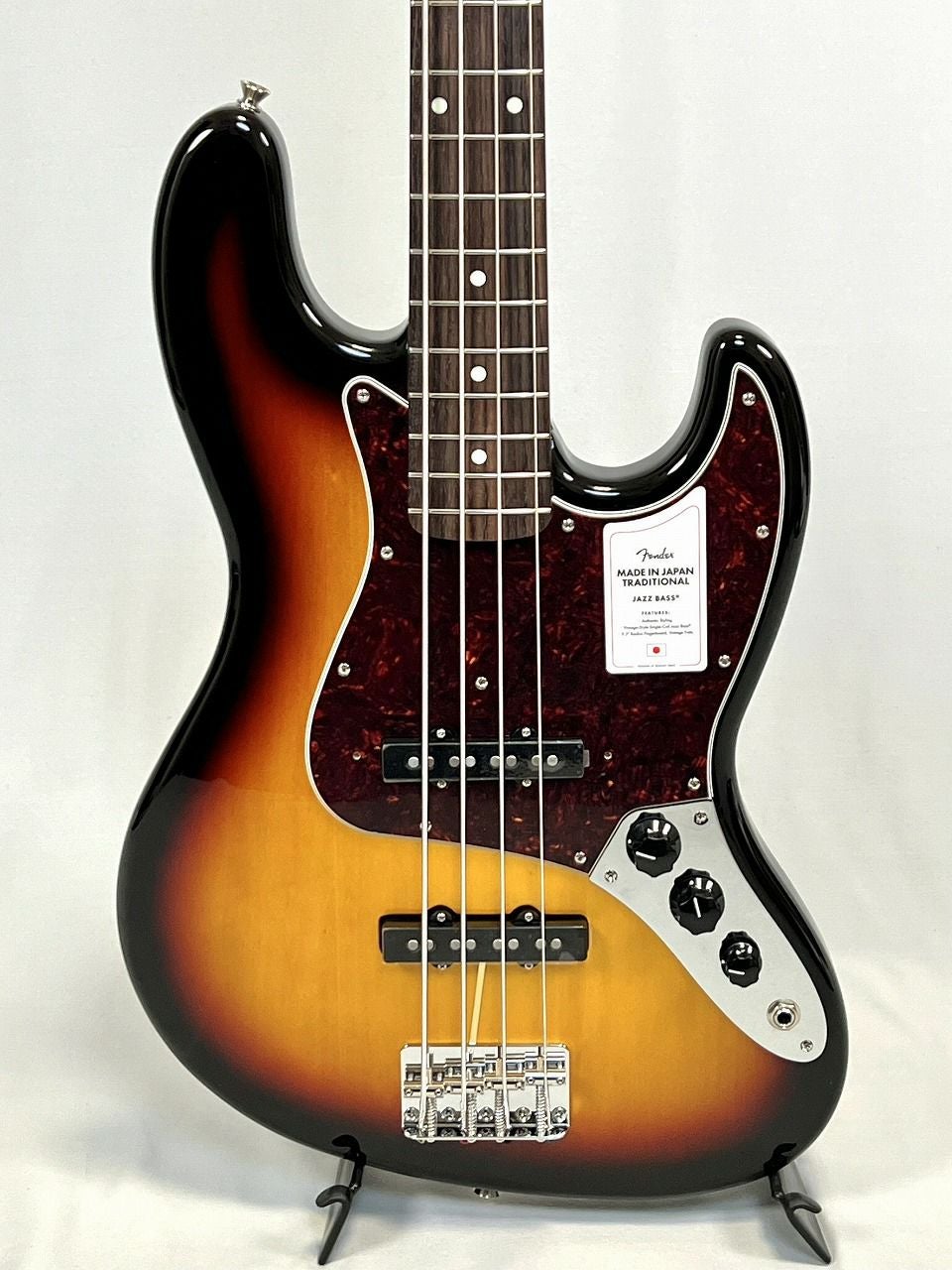 FenderMadeinJapanTraditional60sJazzBass®,RosewoodFingerboard,3-ColorSunburst/ボディ表