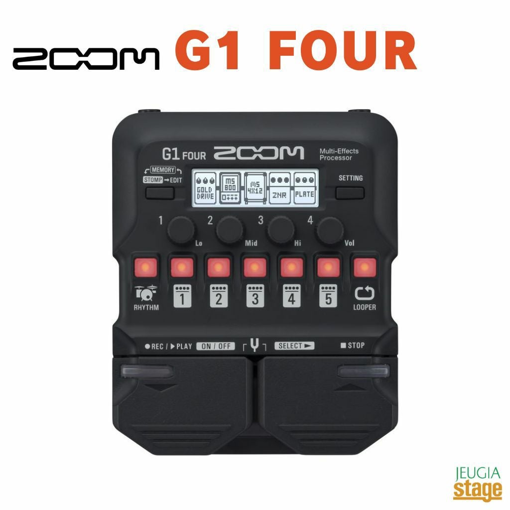 ZOOM G1X FOURズーム マルチエフェクター【Stage Guitar Accessory