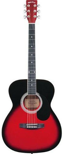 SepiaCrueFG-10RDSRedSunburstセピアクルー初心者セット入門用アコースティックギターレッドサンバーストフォークギターアコギ