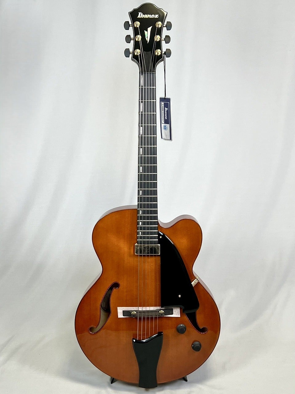 IbanezAFC151DADarkAmberアイバニーズイバニーズフルアコホロウボディ箱モノアンバー