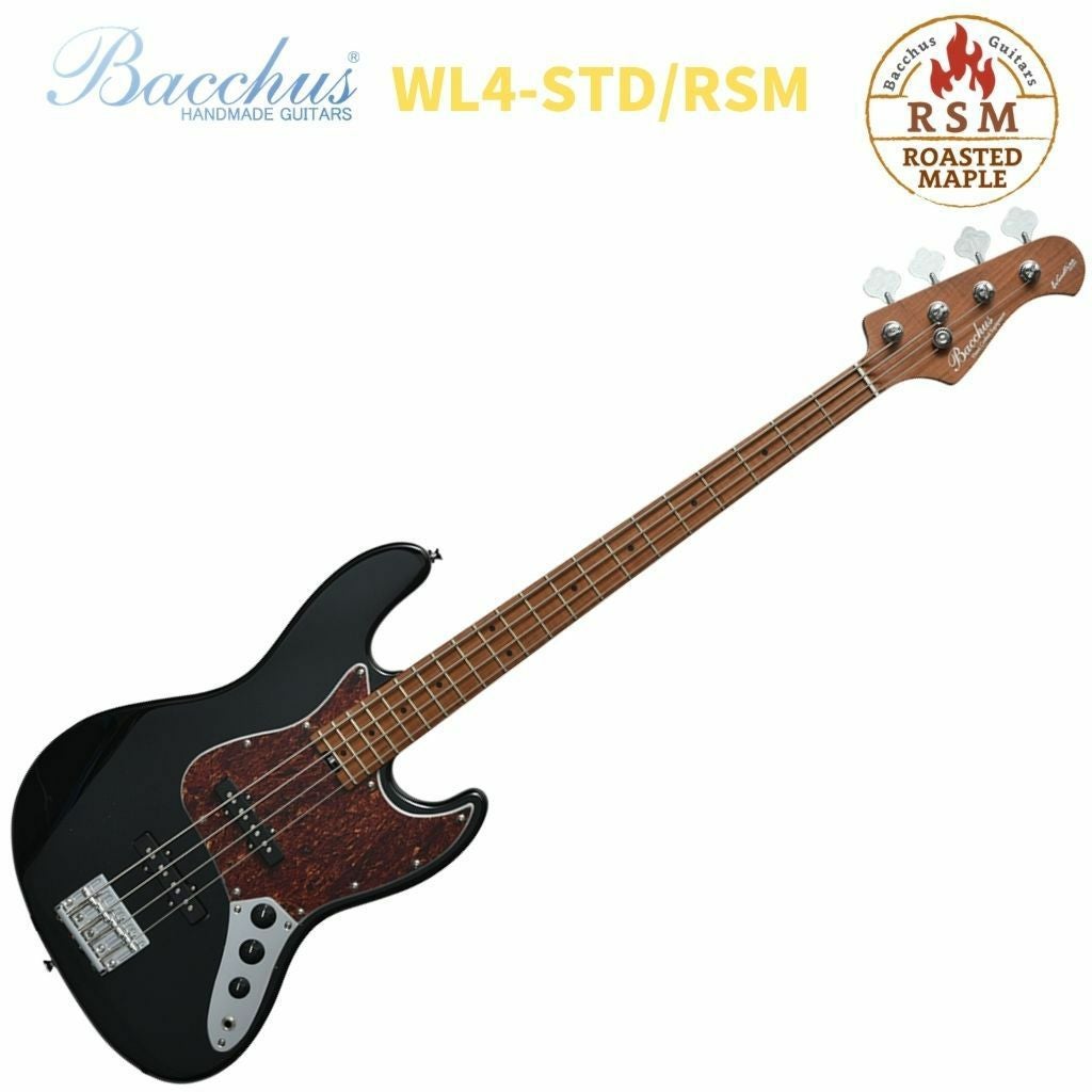 Bacchus WL4-STD/RSM GMバッカス エレキベース ローステッドメイプル