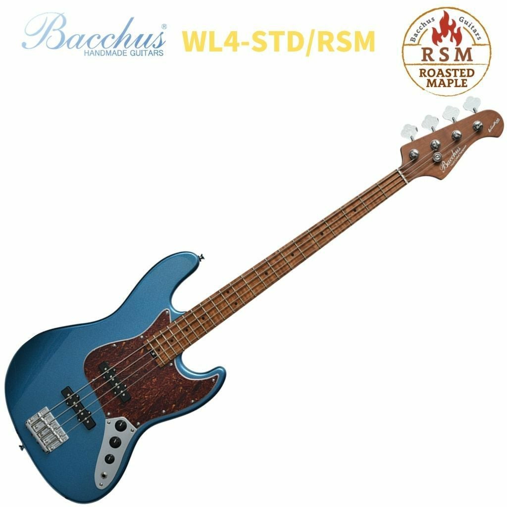 Bacchus BJB-1-RSM/M PTL-SOB Pastel Sonic Blueバッカス エレキベース