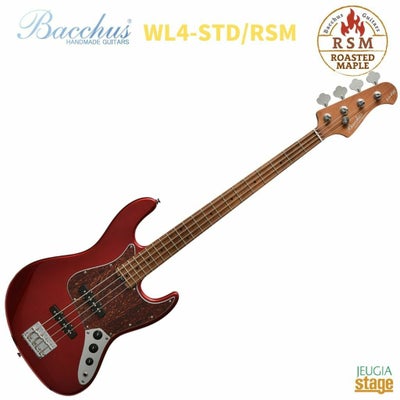 Bacchus BJB-1-RSM/M CAR Candy Apple Redバッカス エレキベース 