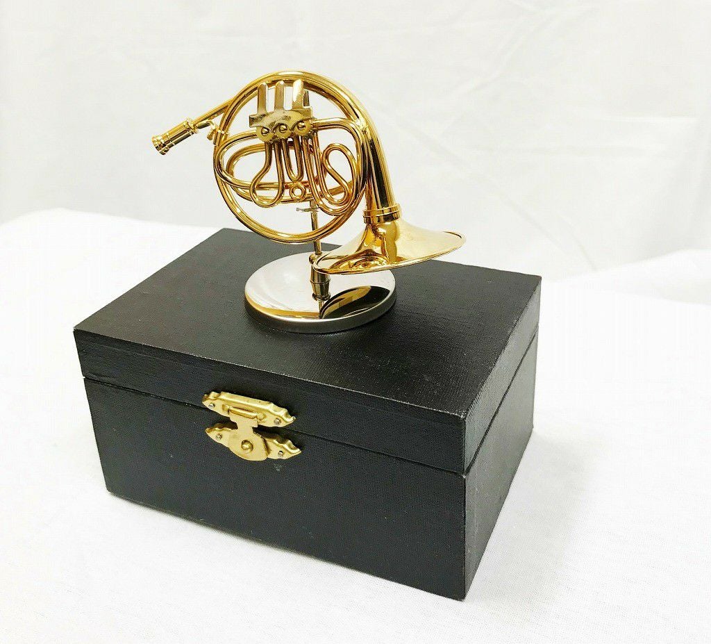 SUNRISE SOUND HOUSE ミニチュア楽器 フレンチホルン 1/6サイズ