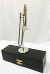 SUNRISESOUNDHOUSEミニチュア楽器トロンボーン1/6サイズサンライズサウンドハウスシルバー【店頭受取対応商品】