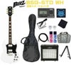 BLITZbyARIABSG-STDWHSETアリアプロエレキギターブリッツエレキギターセットホワイト