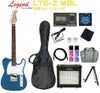 LegendLTE-ZMBLMetallicBlueSETレジェンドエレキギターテレキャスターメタリックブルーセット