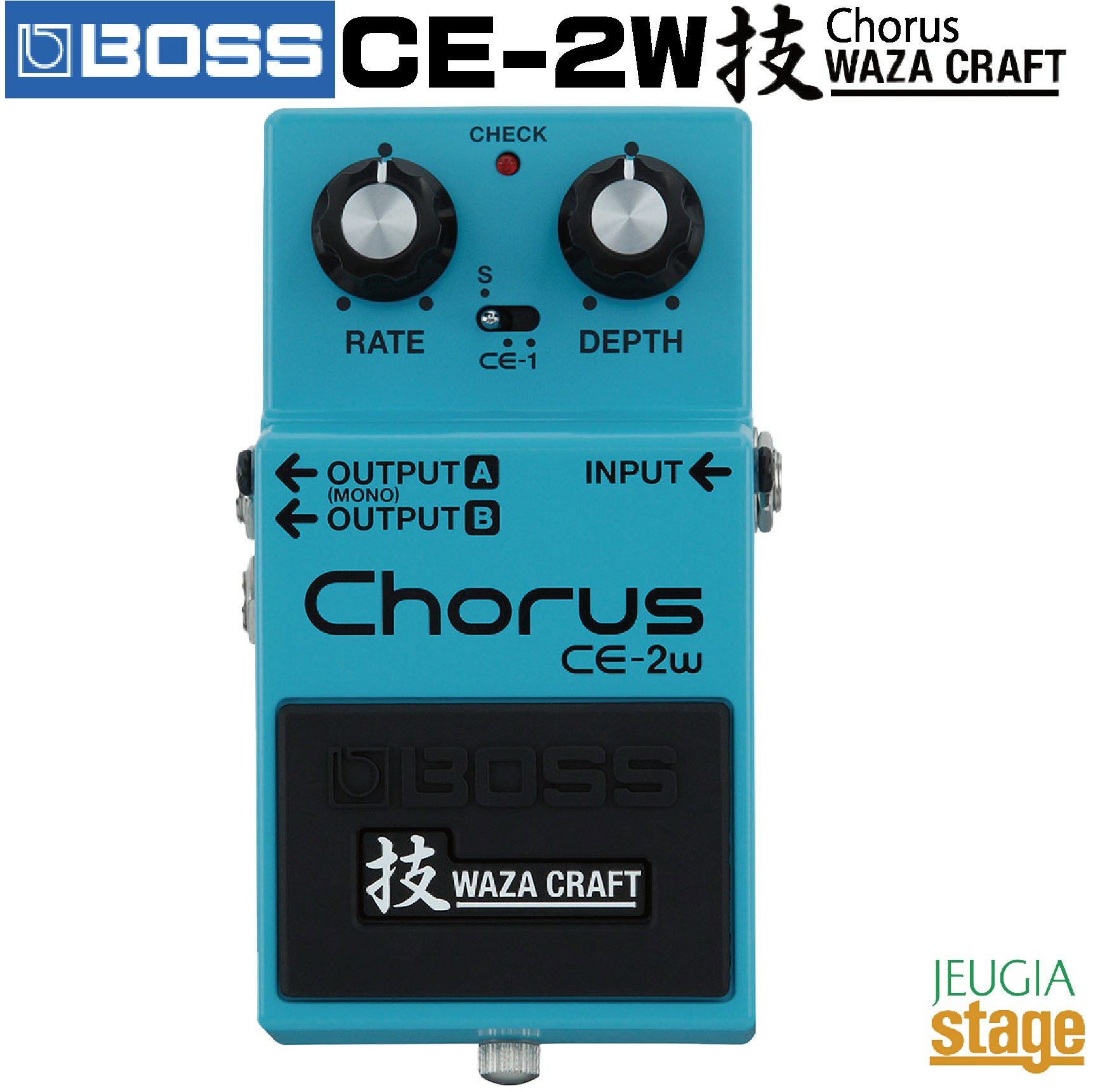 【未使用に近い】BOSS Blues D BD-2w 技ワザクラフト 取り寄せ品になります】BOSS BD-2W Blues Driver WAZA CRAFTボス