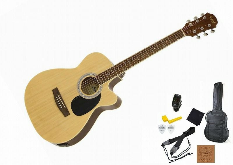 Legend FG-15CE N Natural SET レジェンド アコースティックギター