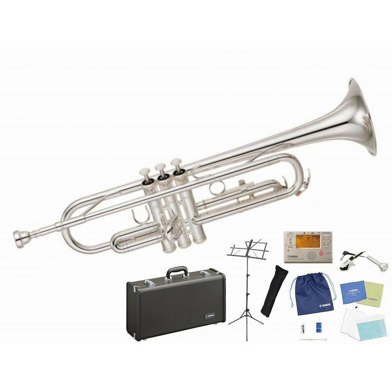 YAMAHAYTR-2330SSETヤマハスタンダードトランペット銀メッキシルバーセット【初心者セット】【アクセサリーセット】