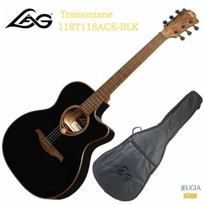 LAG GUITARS Tramontane 118 T118ACE-BLK ラグ アコースティック 