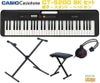 CASIOCasiotoneCT-S200BKBLACKセット【スタンド・ヘッドホン・X型椅子付き】カシオベーシックキーボード61鍵ブラック