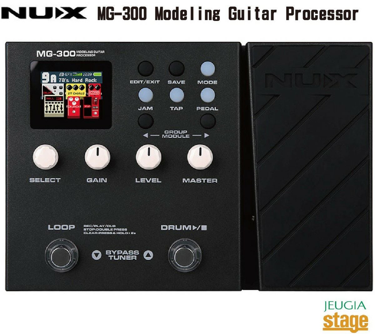 NUX MG-300 モデリングギターエフェクター SALE！】NUX MG-300 Modeling Guitar Processorニューエックス