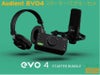 AudientEVO4STARTERBUNDLE(オーディエントEVO4スターター・バンドル)USBオーディオインターフェース【EVOSR1ショックマウント付コンデンサーマイク・EVOSR2000ヘッドフォン・XLRマイクケーブルセット】