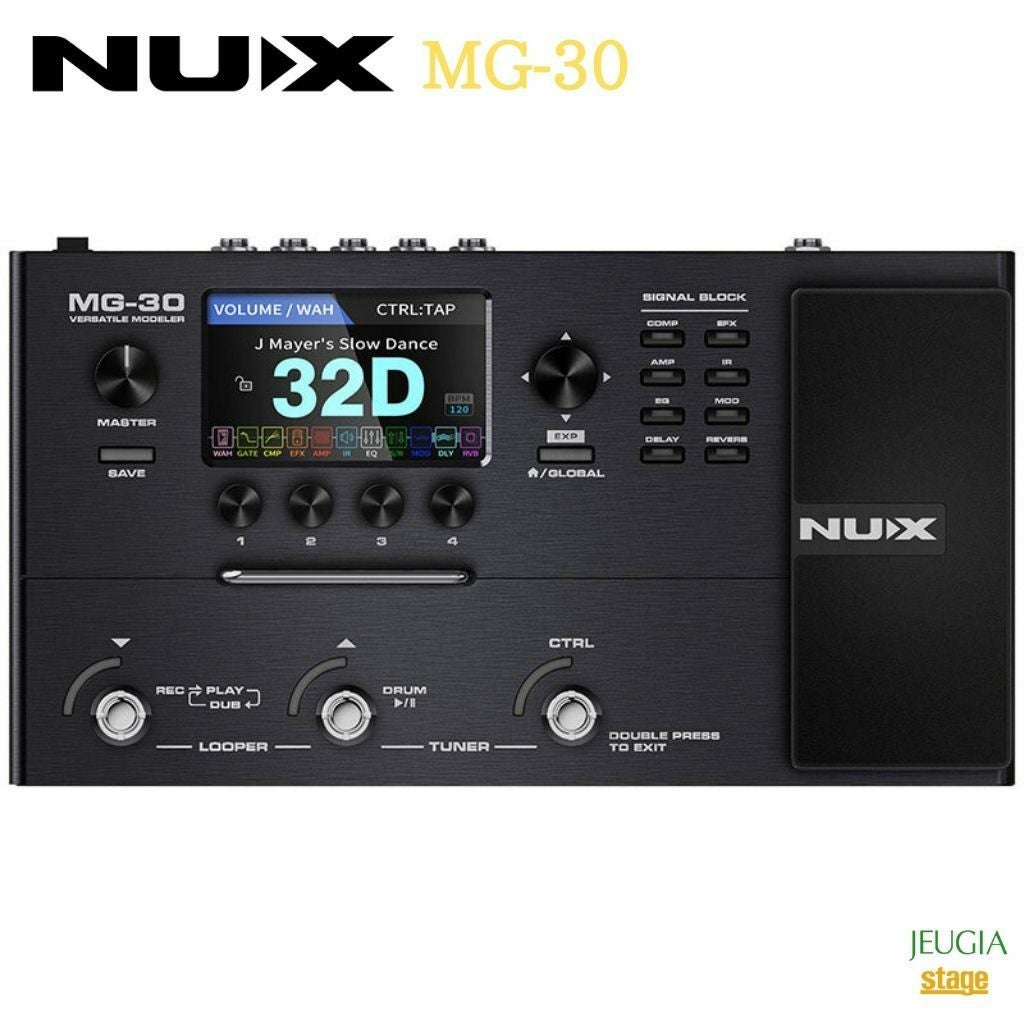 nux MG-30 Versatile Modelerエフェクター マルチエフェクター アンプ