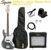 SquierbyFenderAffinitySeries™JazzBass&reg;SlickSilverSETスクワイヤアフィニティジャズベースエレキベーススリックシルバー