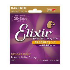 Elixir＜エリクサー＞アコースティックギター弦NANOWEBPhosphorBronzeEXTRALIGHT＃160021セット
