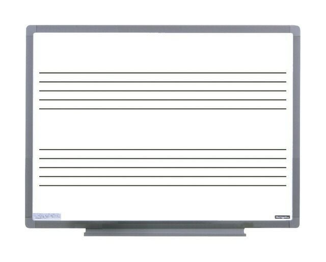 Peacock吉澤EL-4W五線ボード(板面幅約60cm)【壁掛タイプ】【五線２段入・マーカー・イレーサー付き】【Stage-RakutenPianoAccesory】