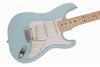 FenderMadeinJapanJuniorCollectionStratocasterMapleFingerboardSatinDaphneBlueフェンダーエレキギター国産日本製ジュニアコレクションサテンダフネブルー水色青