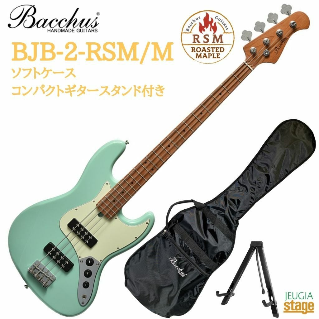 Bacchus BJB-1-RSM/M CAR Candy Apple Redバッカス エレキベース