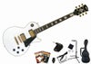 【ヘッドホンアンプ】【初心者セット】BLITZBYARIAPROIIBLP-CSTWHWhiteSETブリッツアリアプロエレキギターセット