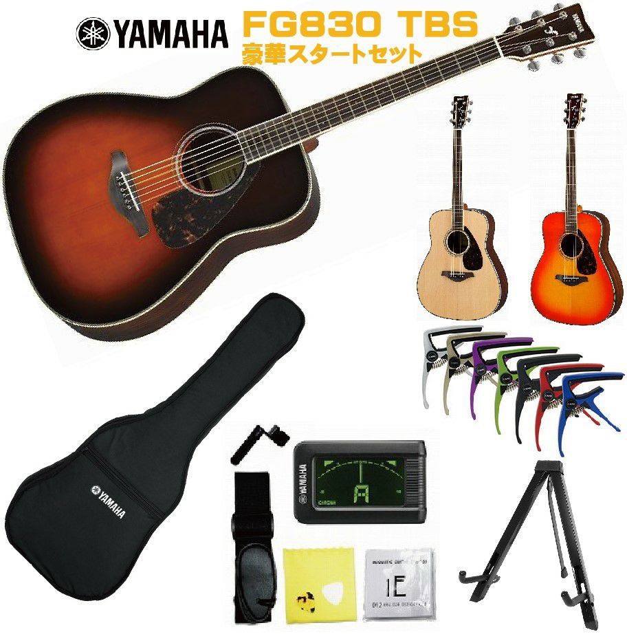 YAMAHA FG-Series FG830 TBSヤマハ 初心者セット 入門用