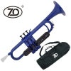ZOTP-01BKプラスチックトランペットダークブルー/ブラックトリム