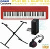 CASIOCasiotoneCT-S1RDREDセット【ワイヤレスMIDI&AUDIOアダプターWU-BT10・スタンド・ヘッドホン・X型椅子付き】カシオカシオトーンキーボード61鍵レッド【Stage-RakutenKeyboardSET】