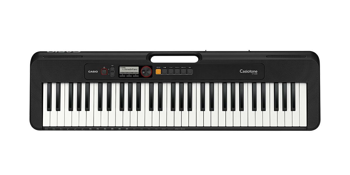 CASIOCasiotoneCT-S200BKBLACKセット【スタンド・ヘッドホン付き】カシオベーシックキーボード61鍵ブラック