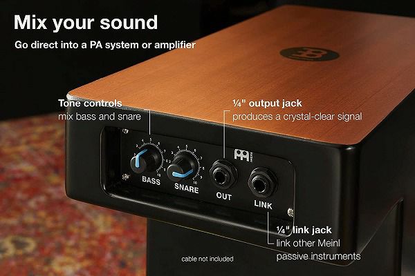 MEINLPTOPCAJ4MH-Mピックアップ搭載スラップトップカホンPICKUPSLAP-TOPCAJONマイネルカホン