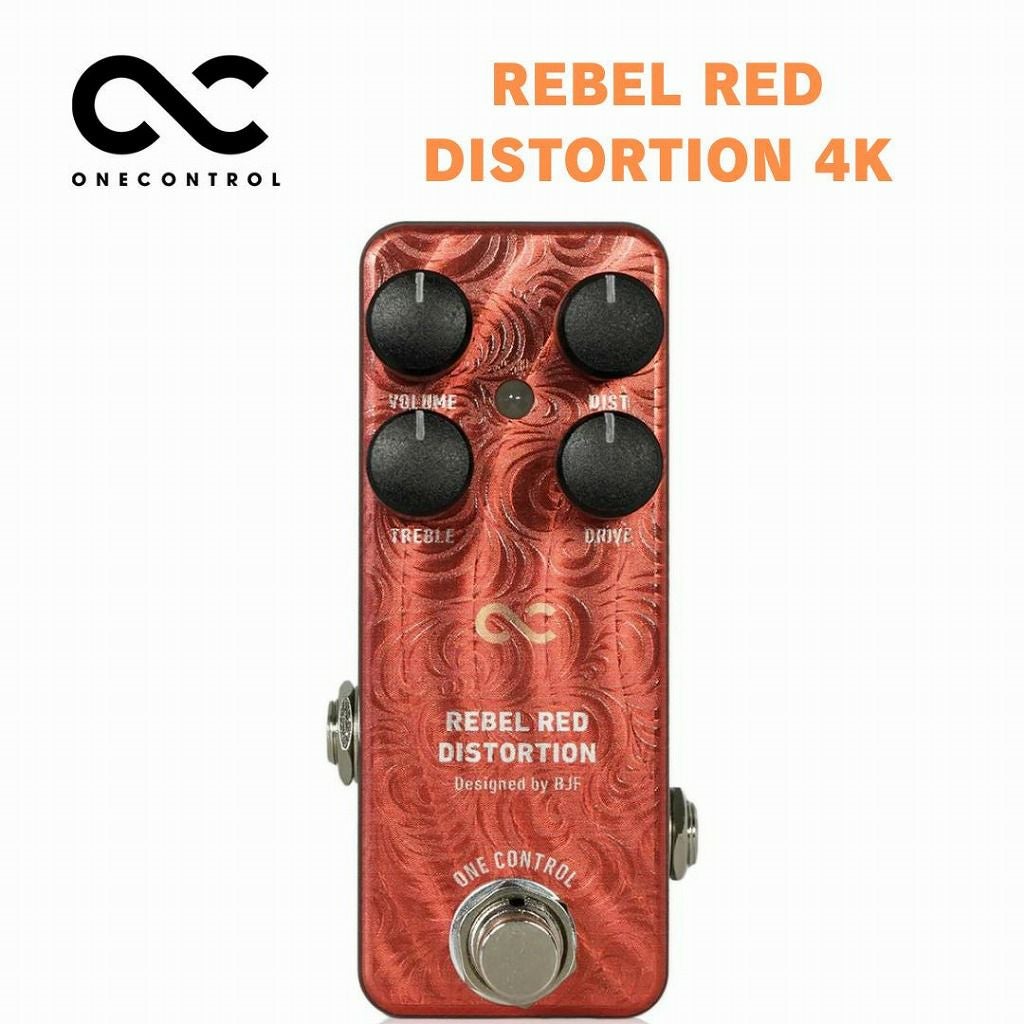 One Control REBEL RED DISTORTION 4K※こちらの商品はお取り寄せとなり