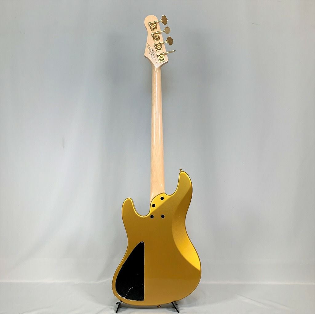 PhoenixBB-4-109GoldKyotoVersion「紅葉の金閣寺」ModelTUNEチューンエレキベースゴールド金フェニックス