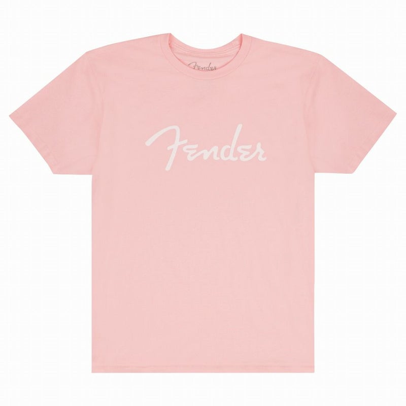 FENDERSPAGHETTILOGOT-SHIRT,SHELLPINKS-SIZE