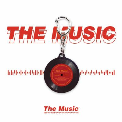 The Music】ミュージックキーホルダー【ver1.0】レッド（Red）[三条