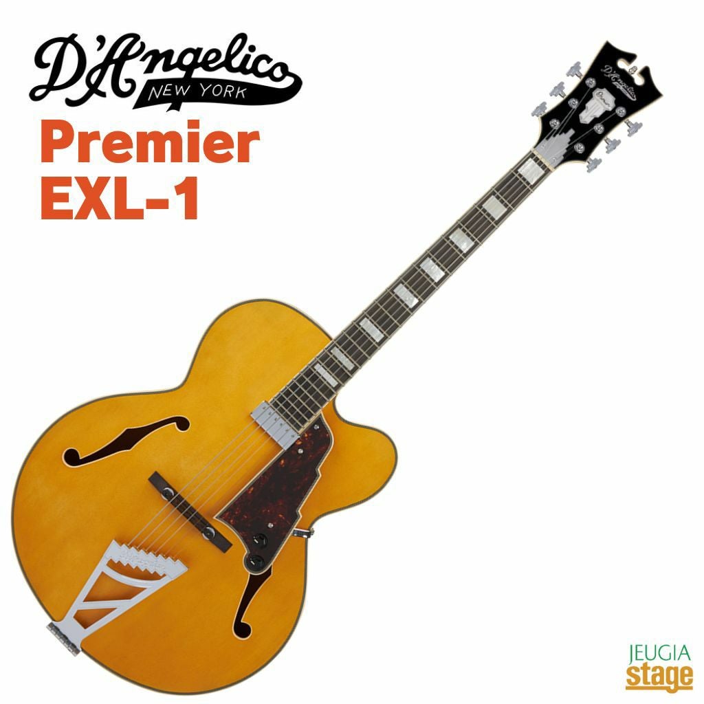 D'Angelico Premier EXL-1 Satin Honey Blonde ディアンジェリコ