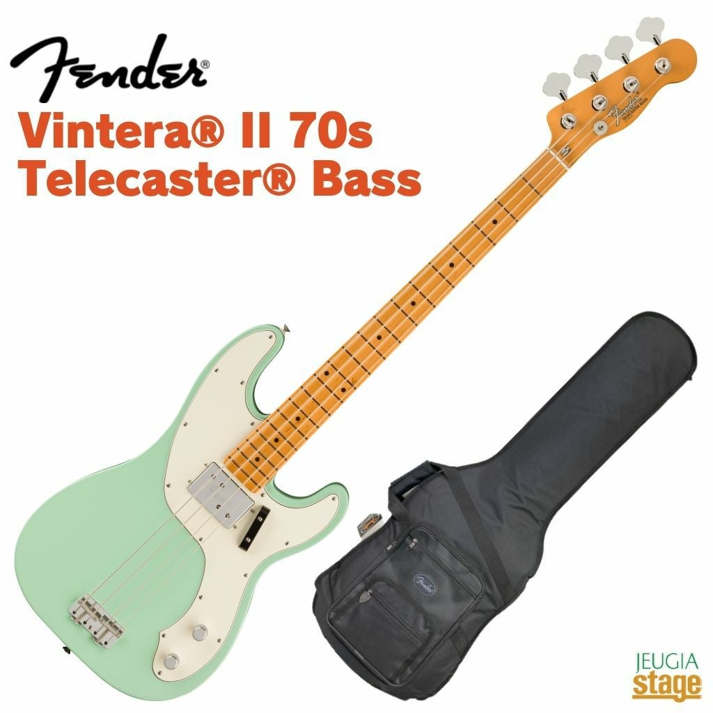 Fender Vintera II '70s Telecaster Bass, Maple Fingerboard, Surf