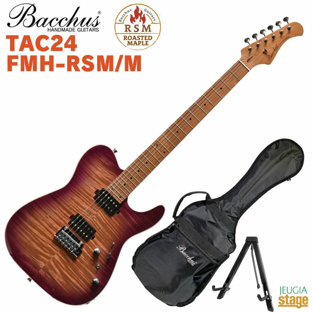 Bacchus BJM-1R CAR Candy Apple Redバッカス エレキギター ジャズ
