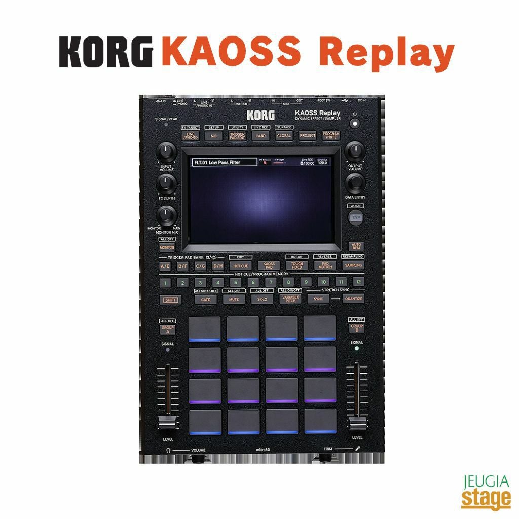この商品はお取り寄せ品になります】KORG KAOSS Replay - DYNAMIC
