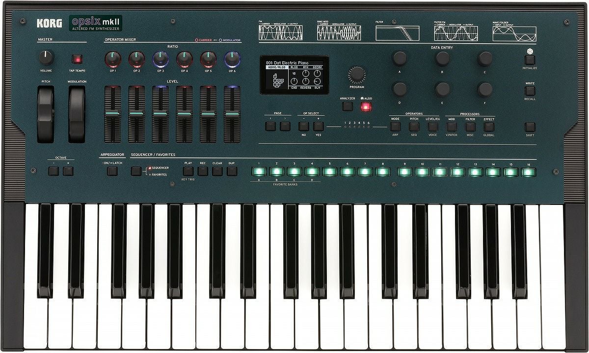 KORGopsixmkII-ALTEREDFMSYNTHESIZERコルグオプシックスFMシンセサイザーデジタルシンセ64ボイス