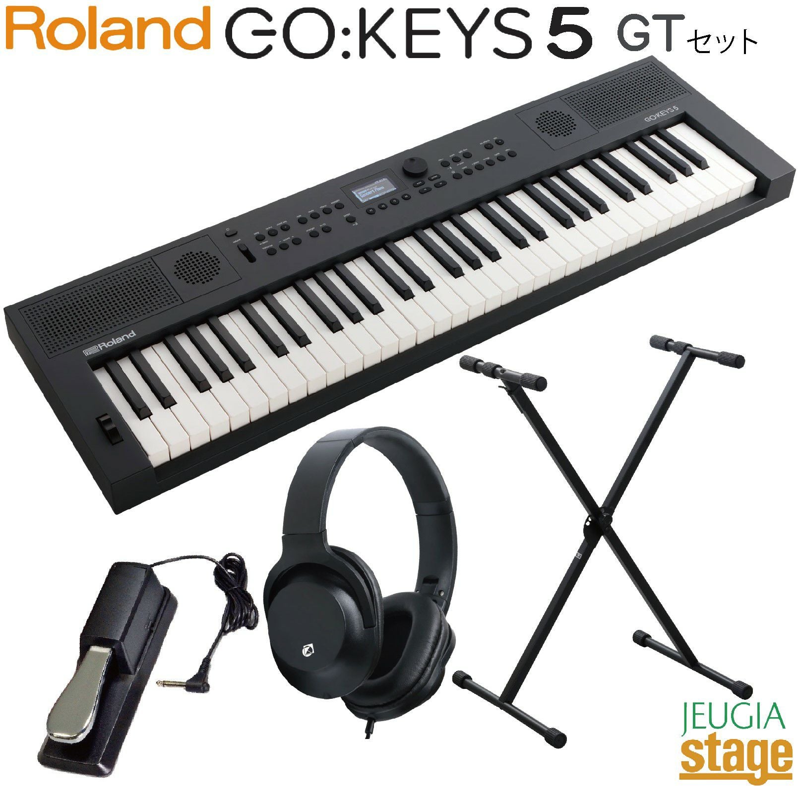 この商品はお取り寄せ品になります】Roland GO:KEYS 5 GT(グラファイト