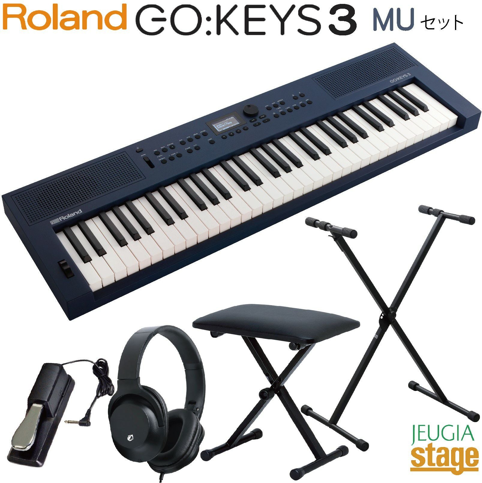 この商品はお取り寄せ品になります】Roland GO:KEYS 3 MU(ミッドナイト この商品はお取り寄せ品になります】Roland GO:KEYS 3 MU(ミッドナイト