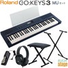 【ご予約承り中：4月26日発売】RolandGO:KEYS3MU(ミッドナイトブルー)MusicCreationKeyboardローランドデジタルキーボード/ミュージッククリエーションキーボード61鍵盤GOKEYS3青