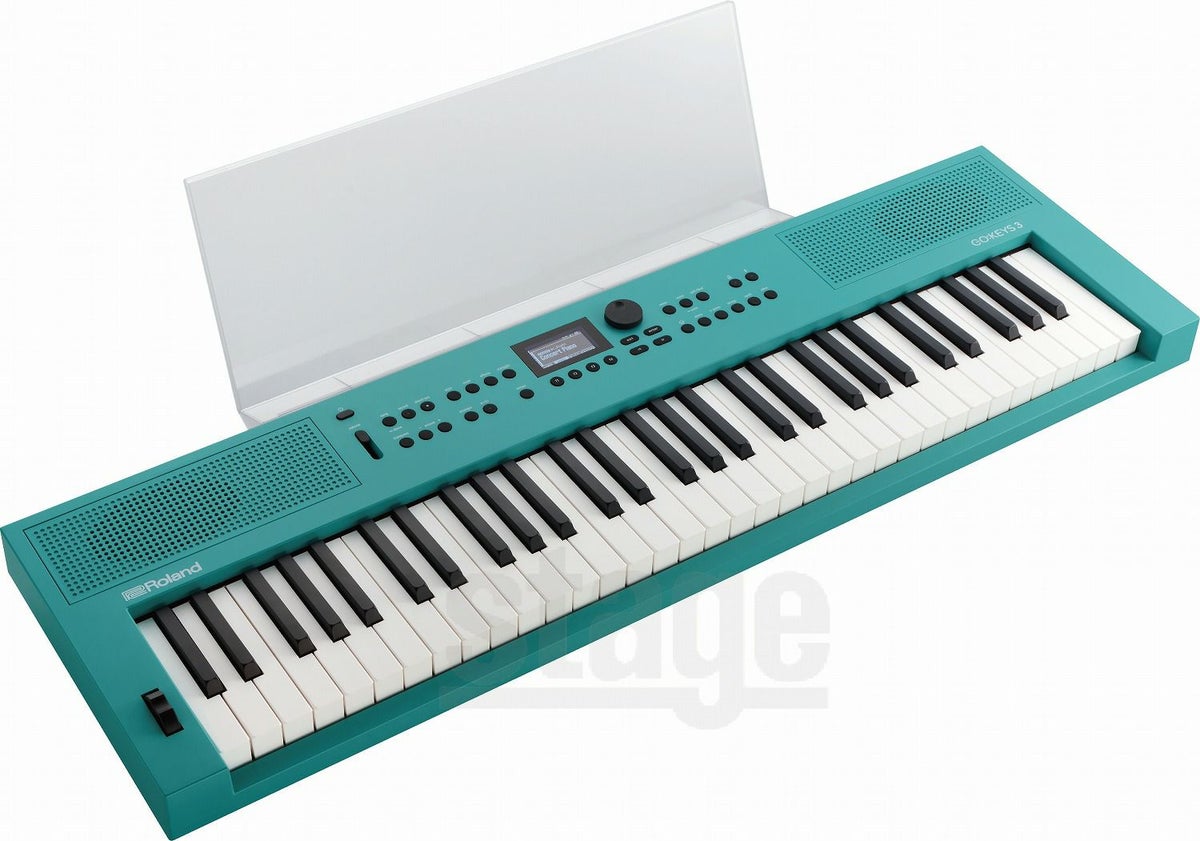 【ご予約承り中：4月26日発売】RolandGO:KEYS3TQ(ターコイズ)MusicCreationKeyboardローランドデジタルキーボード/ミュージッククリエーションキーボード61鍵盤【Stage-RakutenKeyboardSET】【Stage-RakutenSynthesizer】GOKEYS3青緑