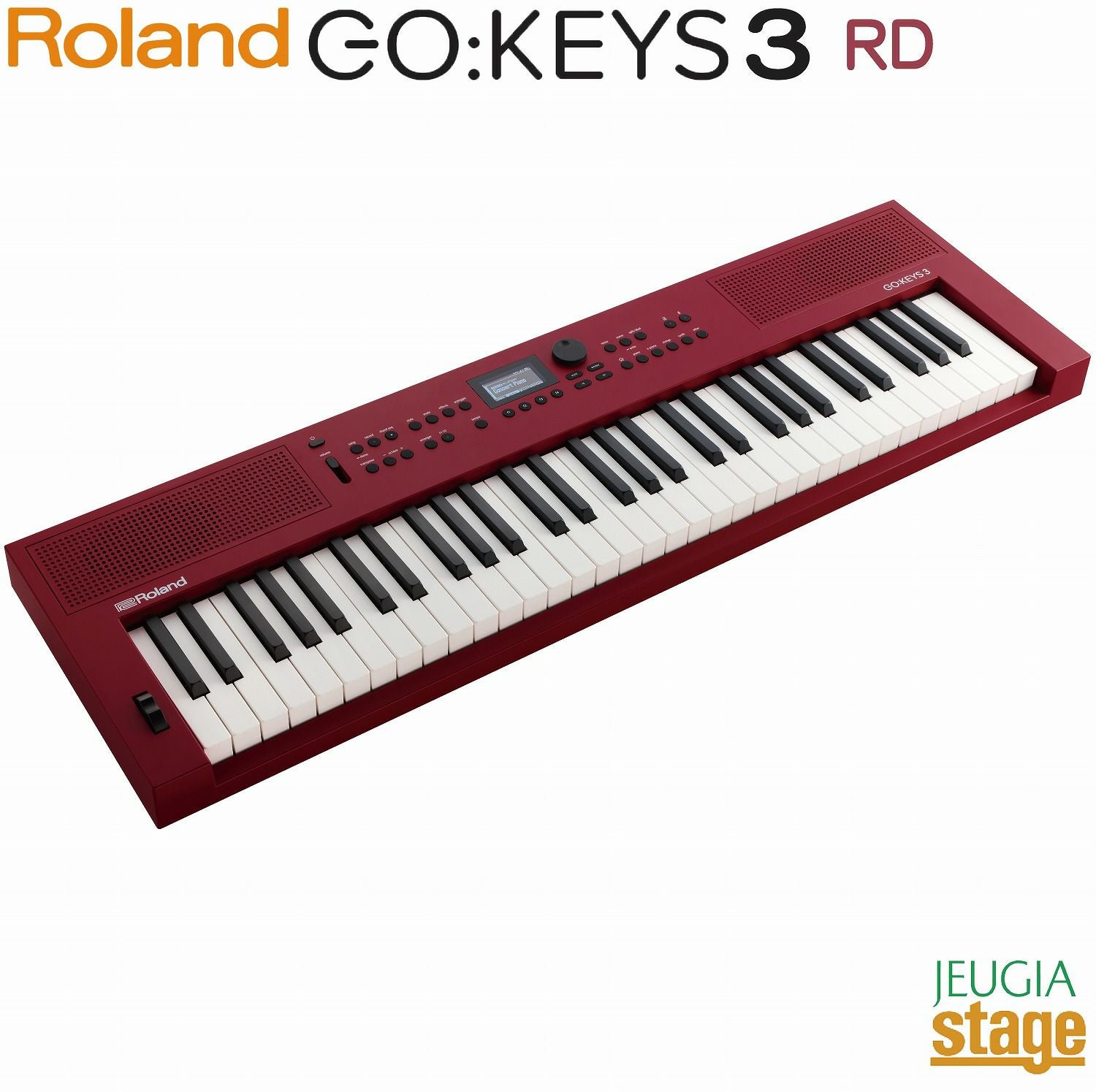 この商品はお取り寄せ品になります】Roland GO:KEYS 3 RD(ダークレッド