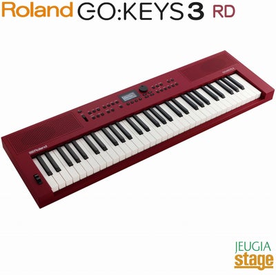 この商品はお取り寄せ品になります】Roland GO:KEYS 3 RD(ダークレッド 