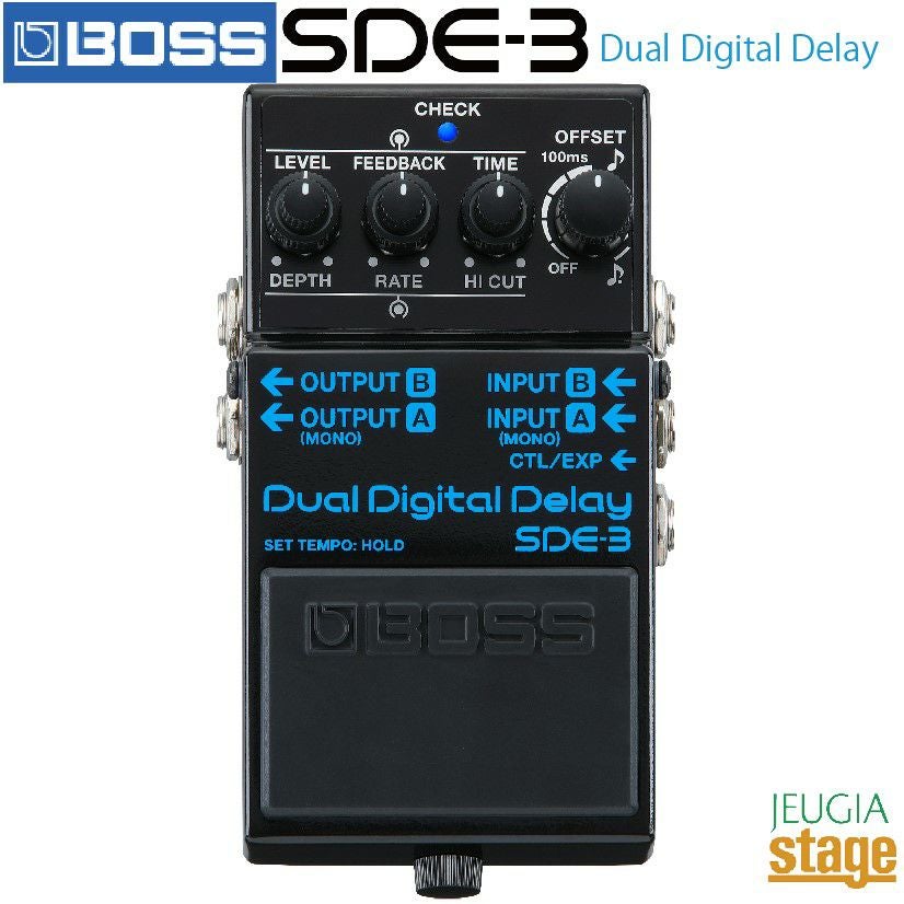BOSS SDE-3000EVH デュアルデジタルディレイ EVHコラボモデル | JEUGIA