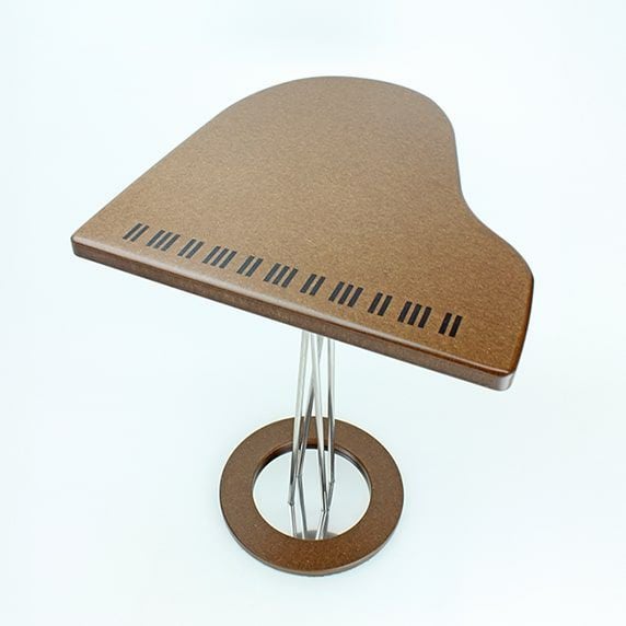 LEONORE木製ピアノサイドテーブルMDF