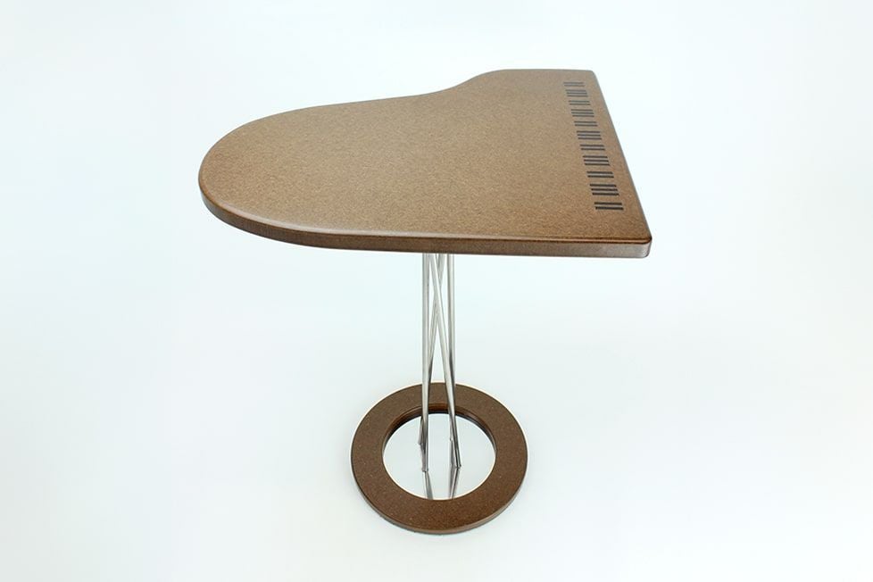 LEONORE木製ピアノサイドテーブルMDF